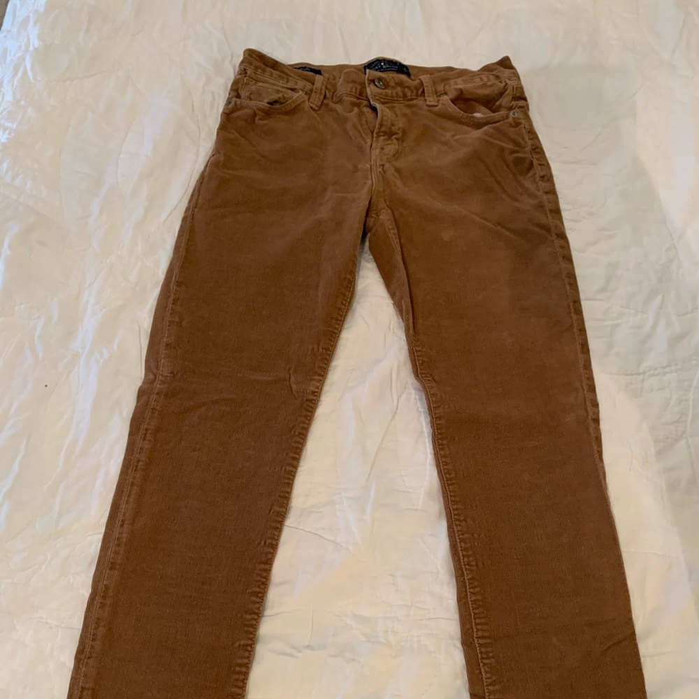 Dark tan corduroys